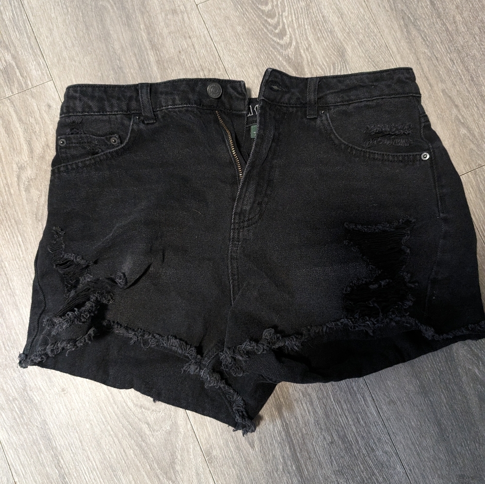 Wild fable, size 8, black, jean shorts